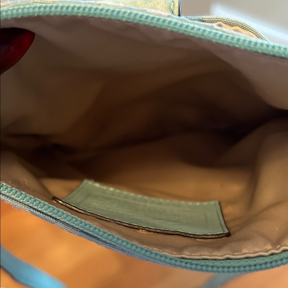 Coach Teal Crossbody Bag - Picture 5 of 5